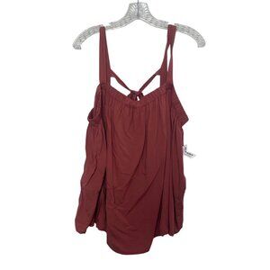 Old Navy Tie-Back Cami Swing Blouse 2X Pink New Summer